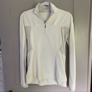 Lululemon reflective zip pullover with key pocket